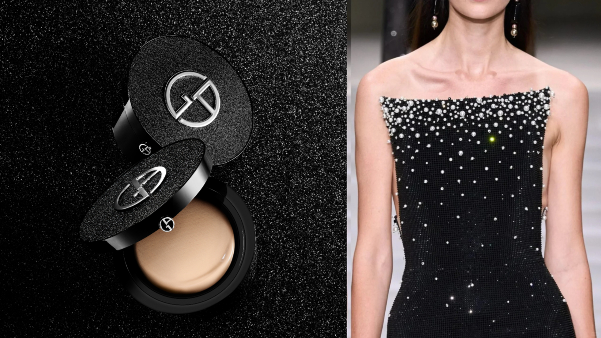 Armani Beauty「完美絲絨持久氣墊粉餅 夜幕星燦系列」含蕊心|NT$3,500 (Photo from Armani Beauty&小紅書)