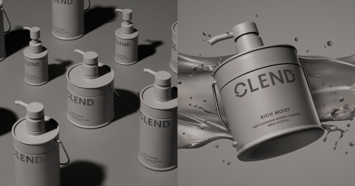 CLEND RICH MOIST DEEP CLEANSING MINERAL SHAMPOO