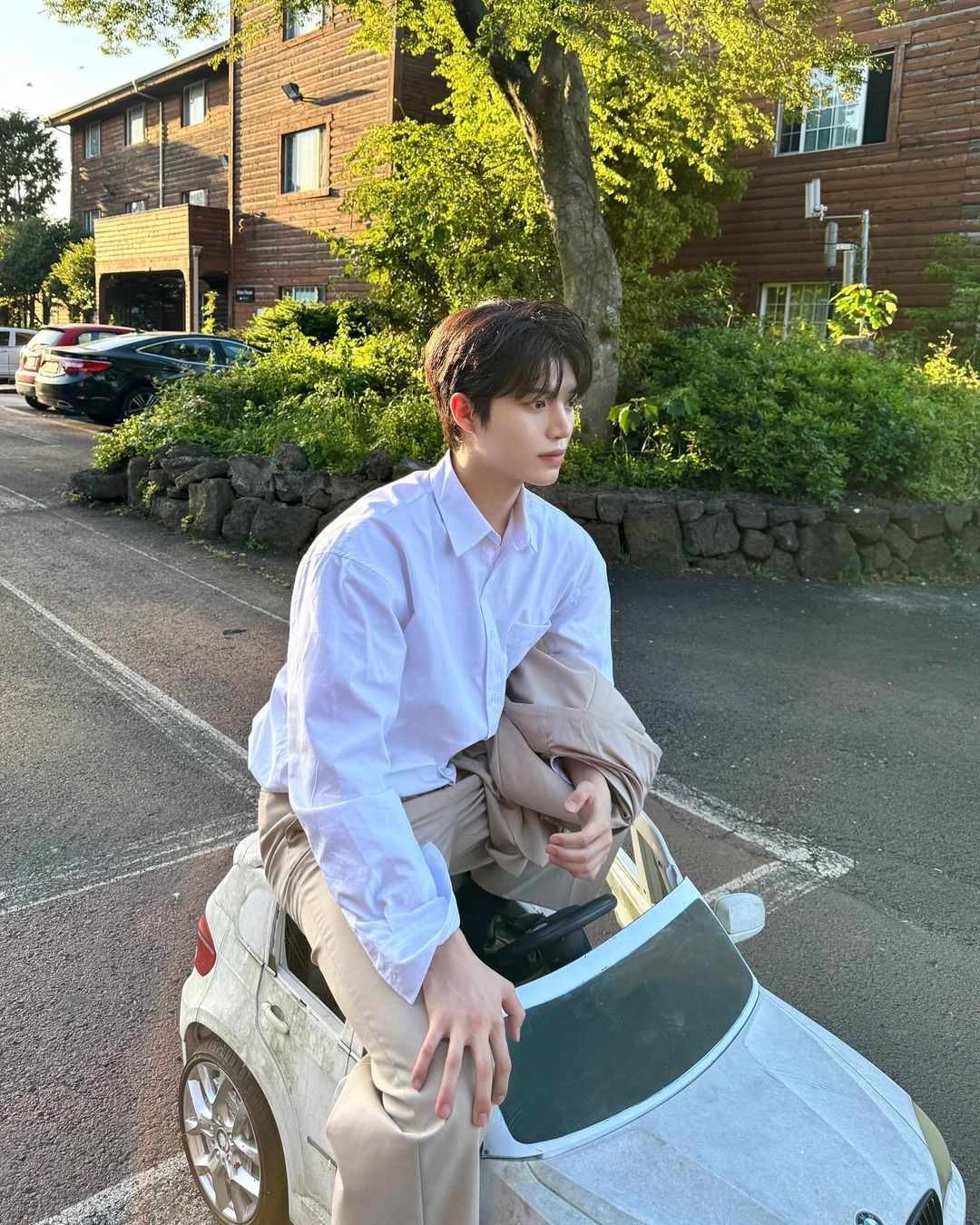 韓國男模吳在亨分享生活照