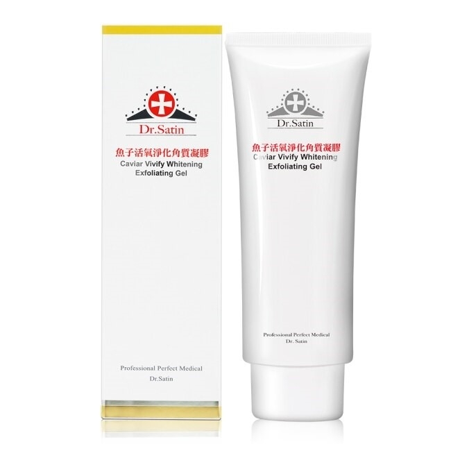 2024屈臣氏必買保養推薦8:Dr.Satin 魚子活氧淨化角質凝膠125g,NT$890