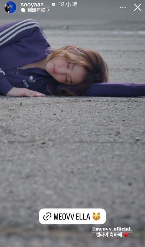 Jisoo發布限時動態力挺Ella Gross。