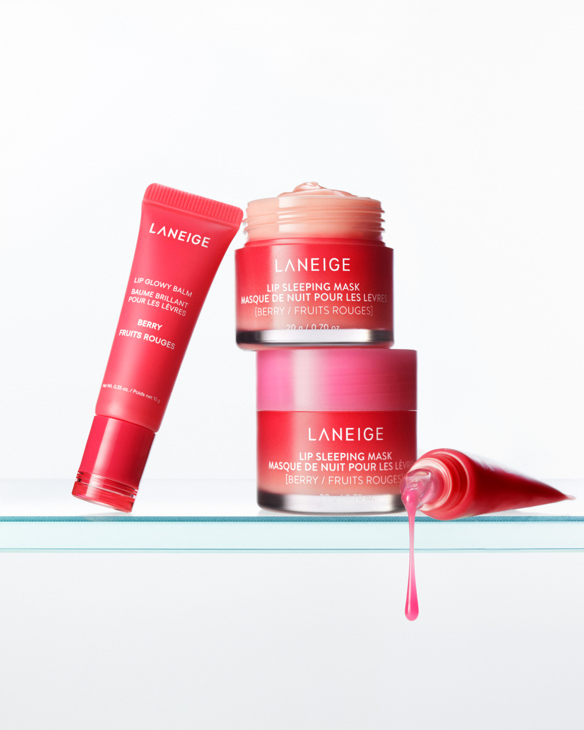 「果凍潤唇膏」&「睡美人極萃滋養晚安唇膜」