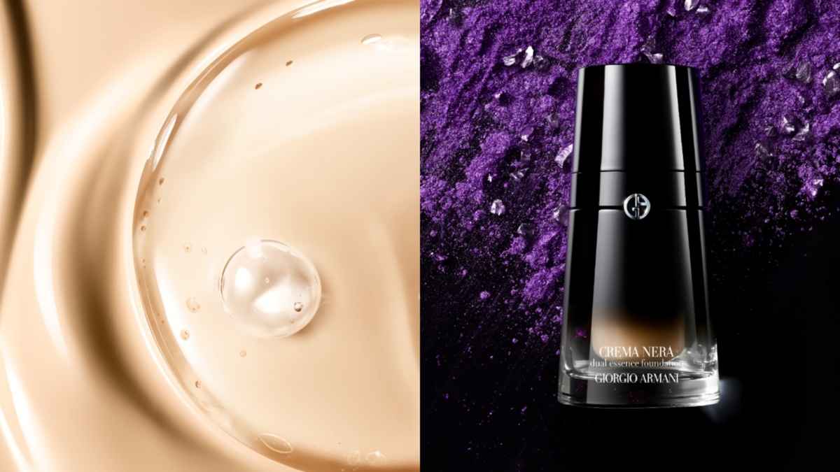 Armani Beauty「黑曜岩奢光精萃粉底」NT$5,900、「黑曜岩奢光精萃粉底 補充瓶」NT$4,500