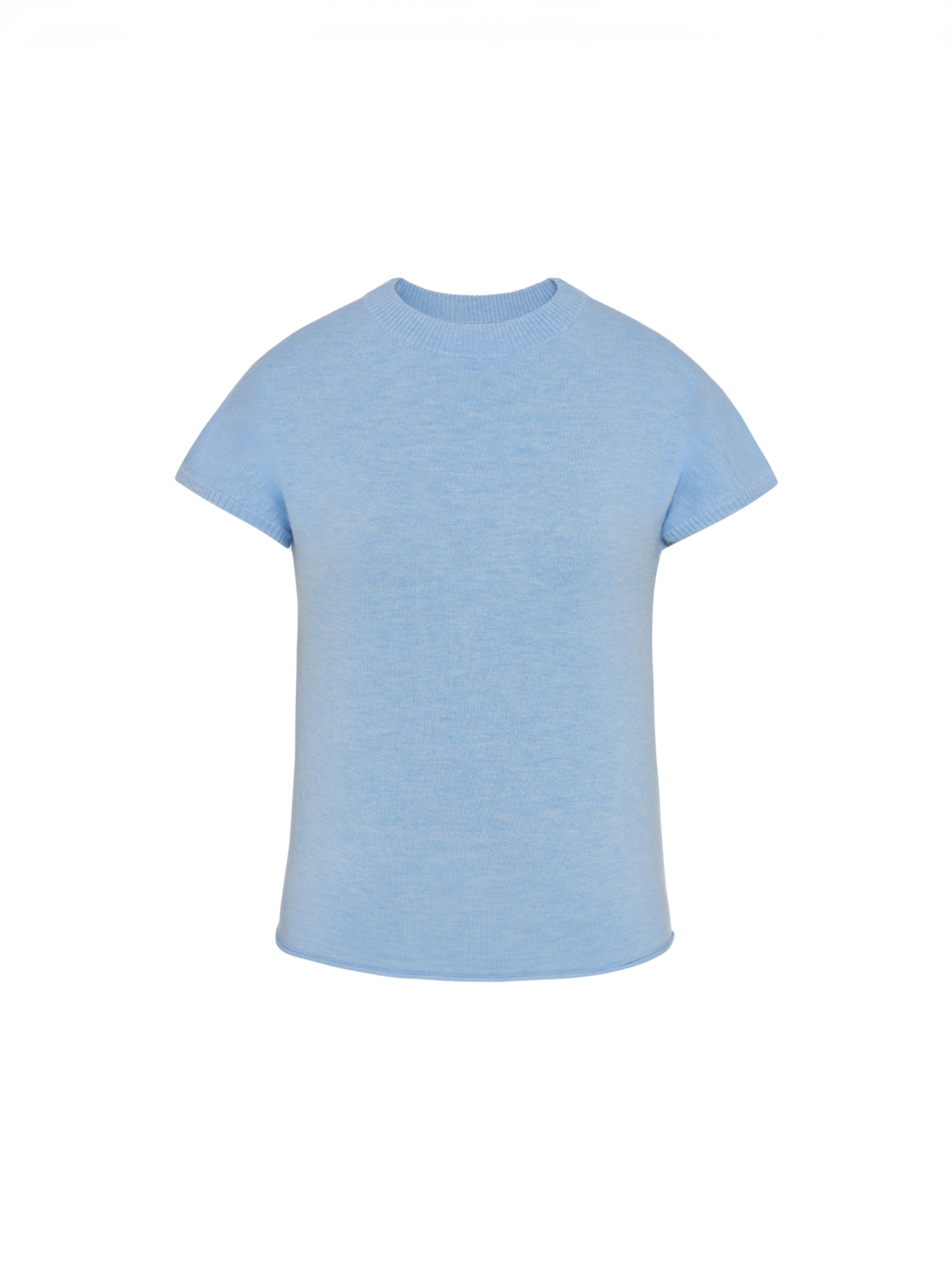 Studio Doe 骨感連袖針織Tee(天藍)，NT$1,680