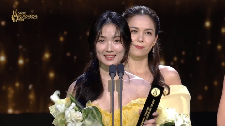 金惠奫發表得獎感言