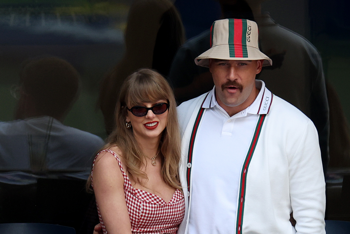 在分手謠言之後，泰勒絲與球星男友Travis Kelce恩愛合體