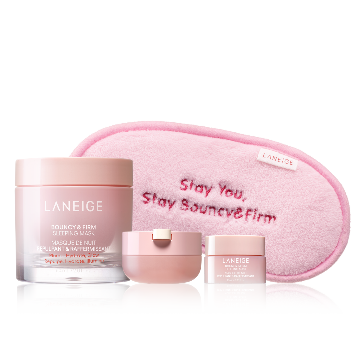 越睡越澎潤組(粉澎潤5D潤唇精萃) 價值$2,718, 優惠價$2,100