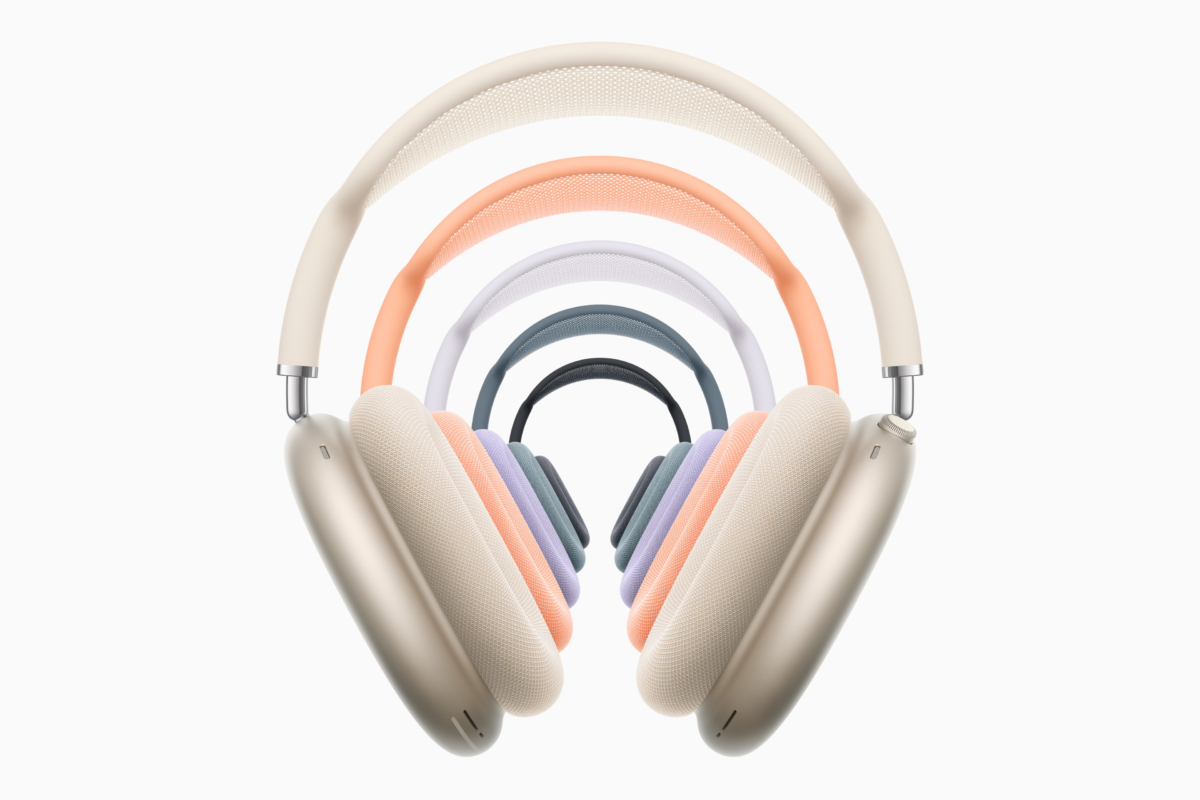 AirPods Max 的五種新顏色