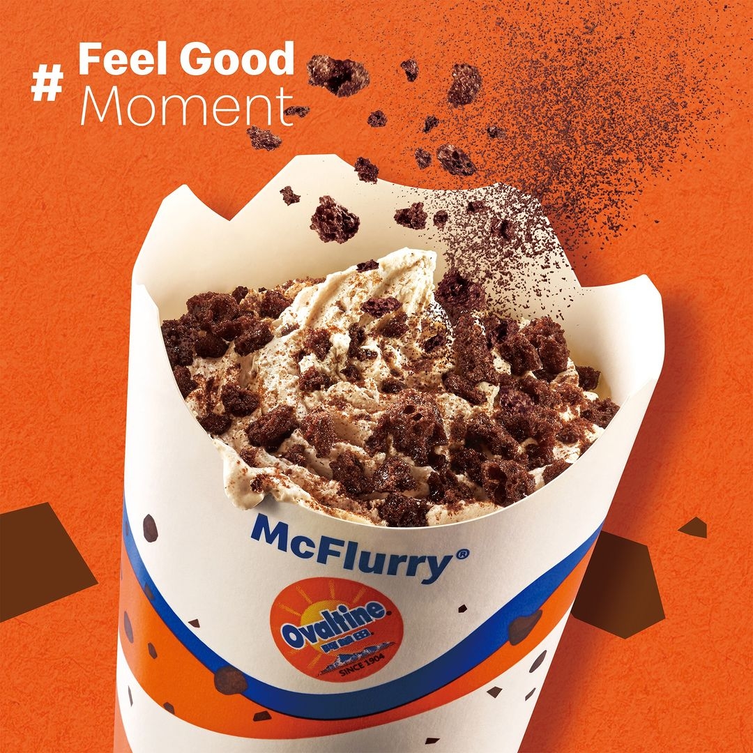 麥當勞阿華田脆酷冰炫風結合阿華田粉+脆酷力+奶香冰淇淋,一上市就引發搶購!