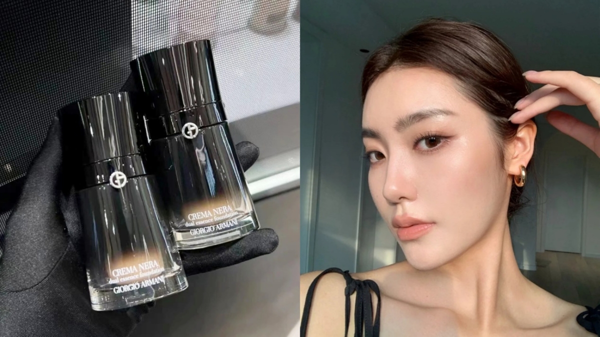 Armani Beauty「黑曜岩奢光精萃粉底」NT$5,900、「黑曜岩奢光精萃粉底 補充瓶」NT$4,500