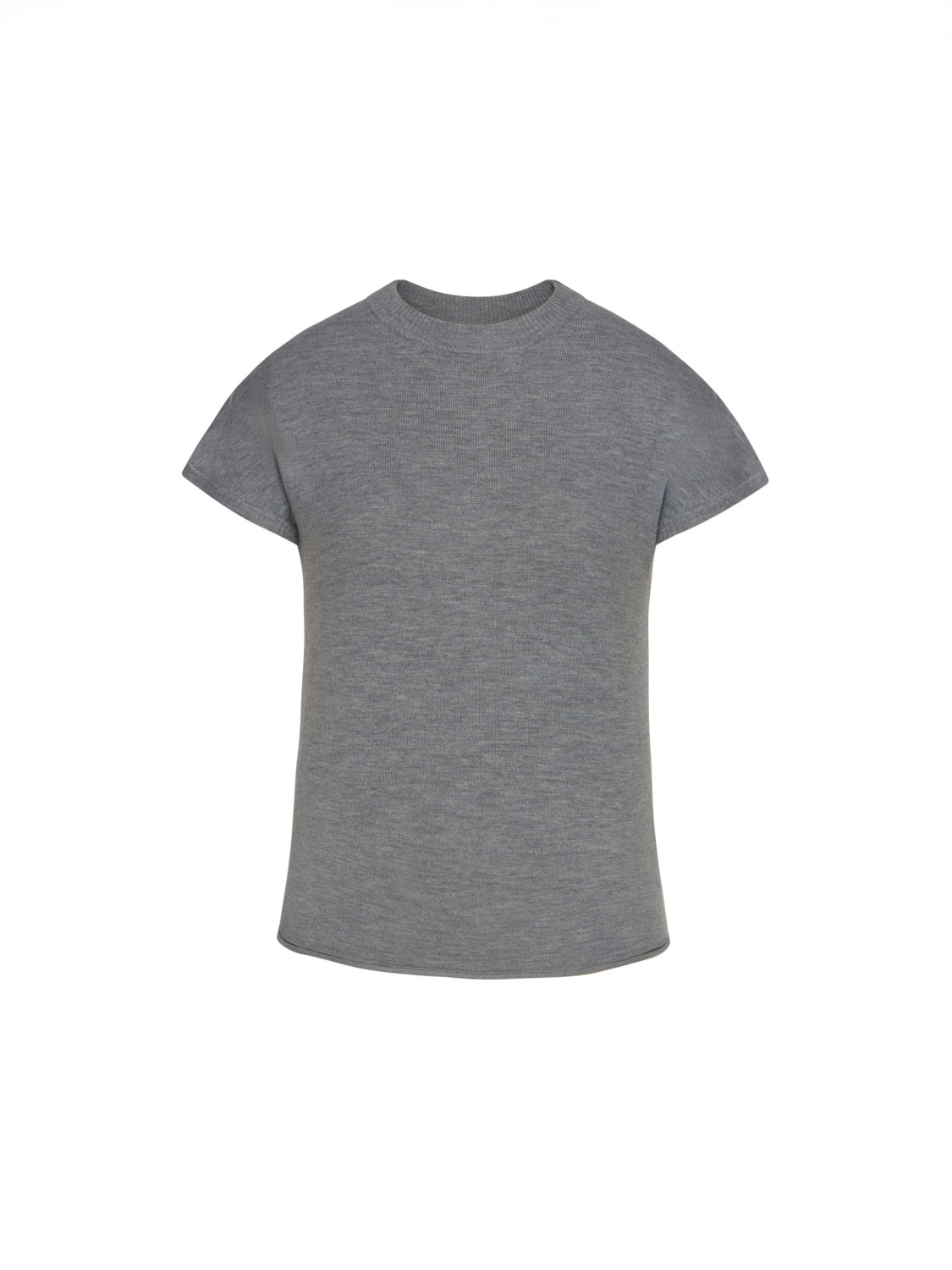 Studio Doe 骨感連袖針織Tee(麻灰)，NT$1,680