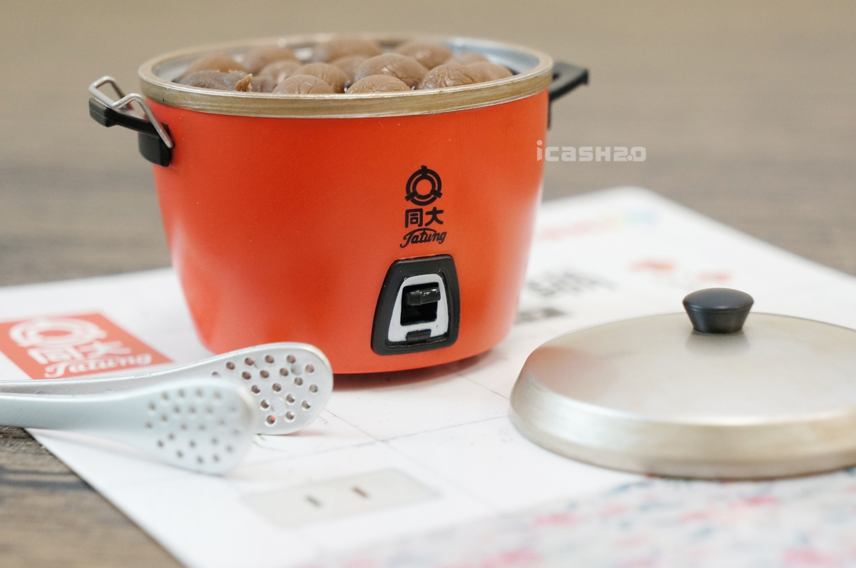 大同電鍋造型icash2.0可以拿下電鍋蓋、夾子