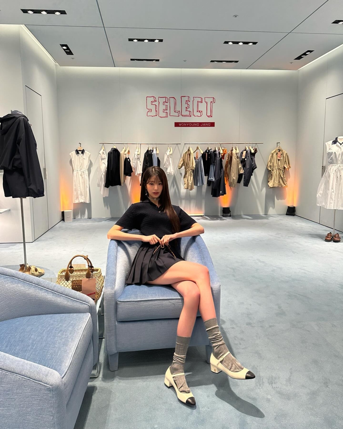 張員瑛穿搭MIUMIU