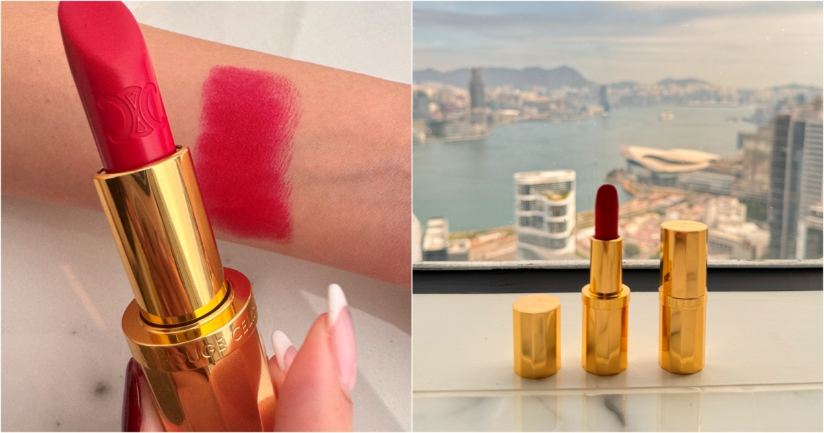 《LE ROUGE TRIOMPHE唇膏》絲綢般的細膩光澤，一抹就能感受到輕盈乳霜質地