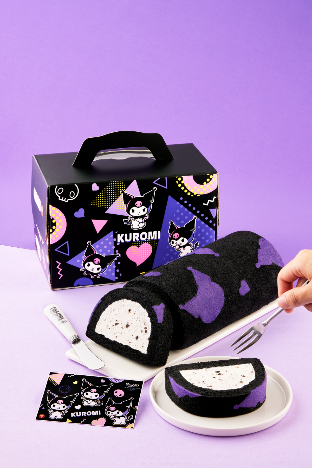 COLD STONE「酷黑Kuromi冰心捲」