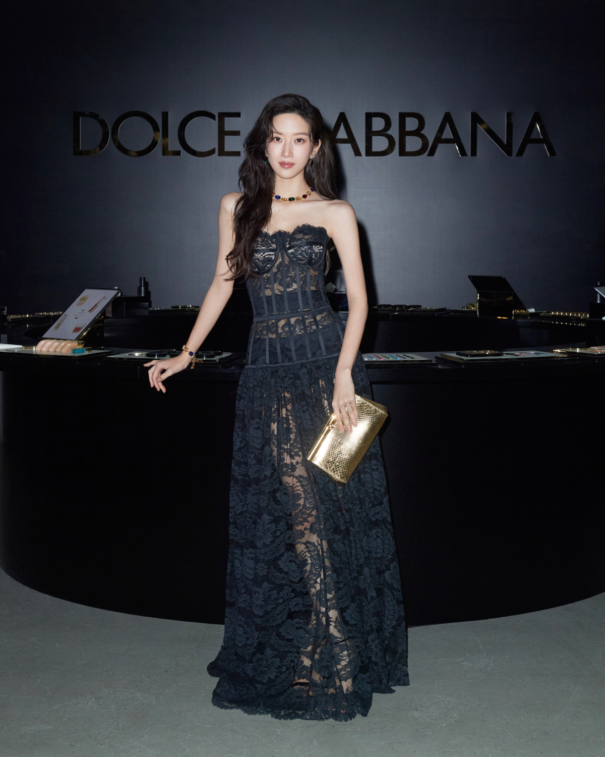 文佳煐 (Mun KaYoung) 出席DOLCE & GABBANA BEAUTY 在首爾的 Anderson C. 舉行全新彩妝新品發布會