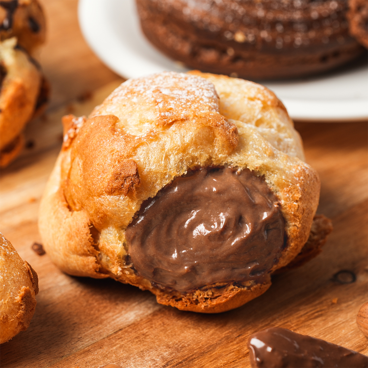 beard papa's榛果可可泡芙