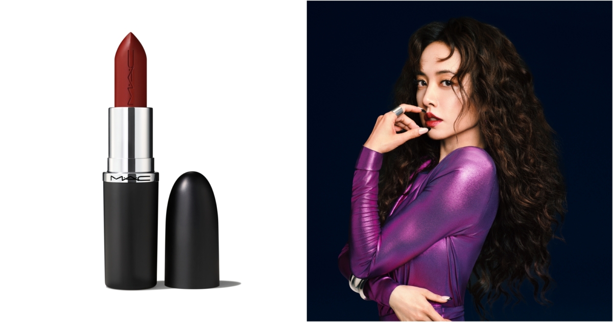 M·A‧C全球代言人蔡依林使用色_M·A·Cximal極自我緞光唇膏_827 光想紅 Dubonnet，NT$850