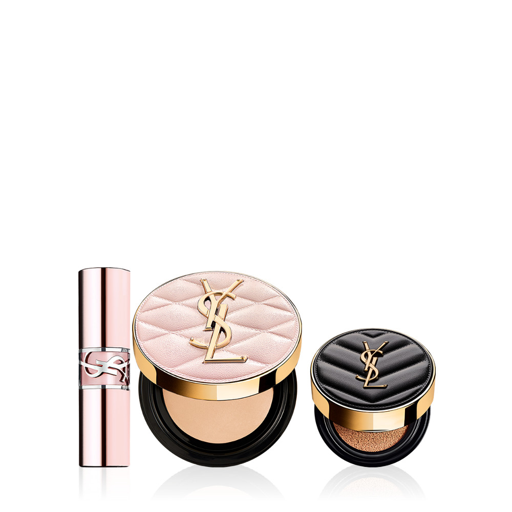 高訂版菱格氣墊+YSL任一唇彩 即享 恆久完美霧光氣墊粉餅精巧版,NT$4,760(價值NT$6,002)