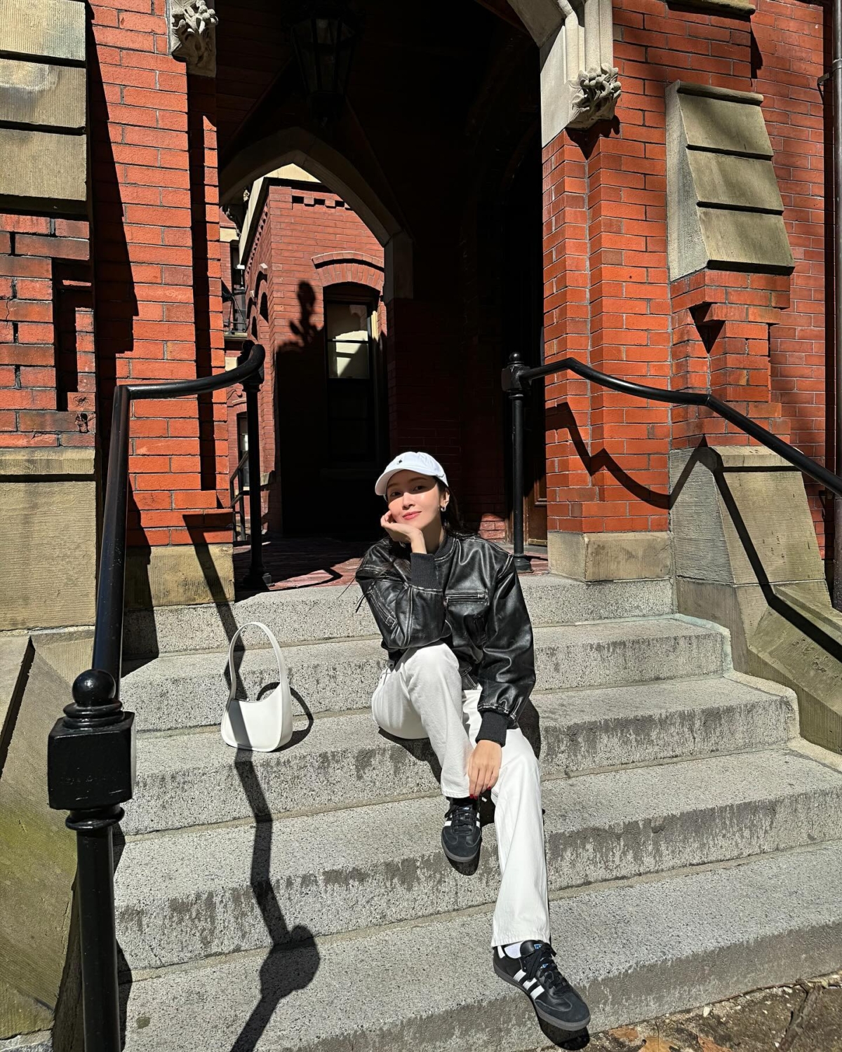 Jessica搭配adidas Samba