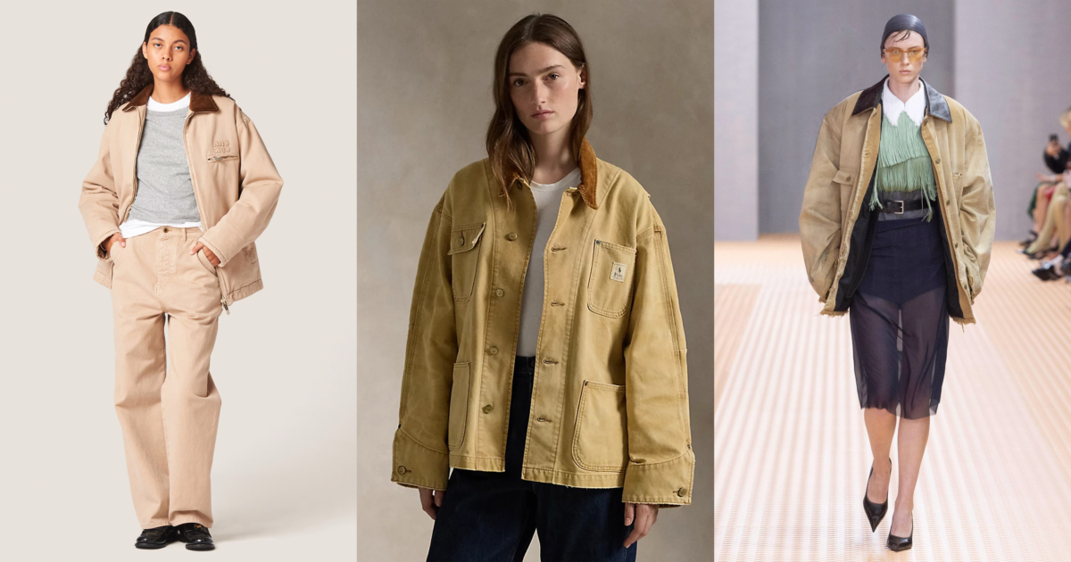 Prada、Miu Miu及Polo Ralph Lauren2024推出的工裝夾克
