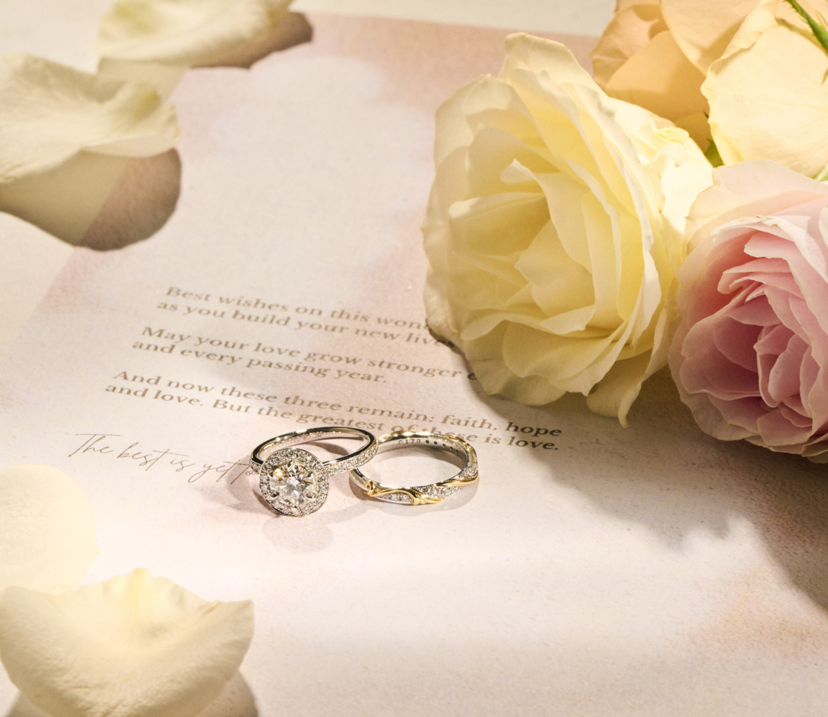 K.UNO｜Flower Circle 鑽戒 ＆ Arabesco Eternity 永恆婚戒