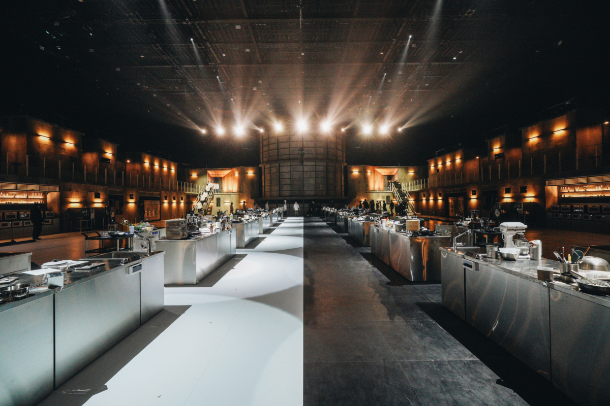 Netflix料理實境秀《黑白大廚》廚房