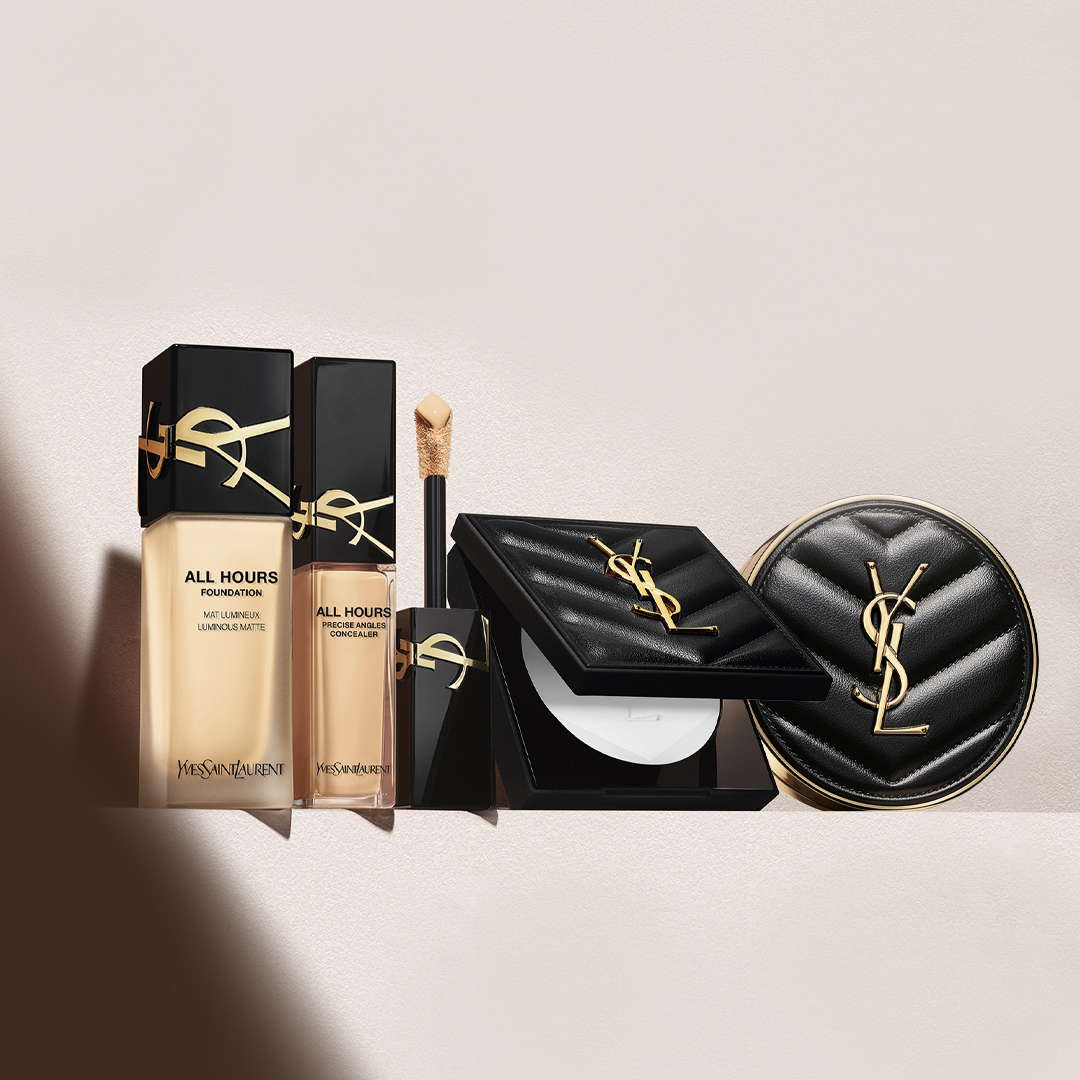 YSL高人氣恆久完美底妝系列打造「高奢底妝四部曲」