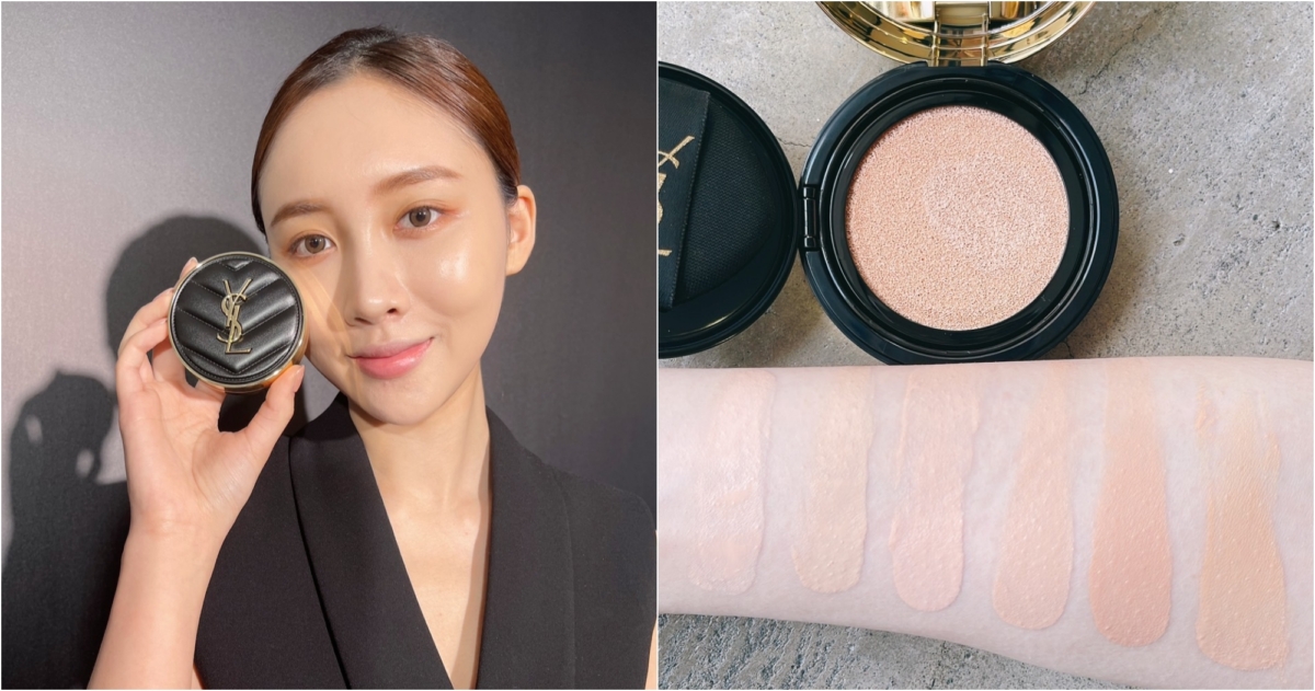 YSL 恆久完美霧光氣墊粉餅SPF23 / PA++，NT$2,980