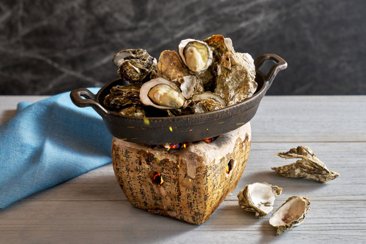 水嫩牡蠣令人食指大動。