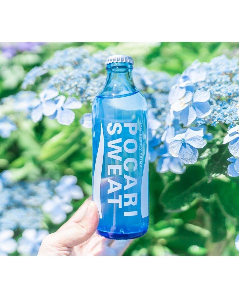 日本「寶礦力水得玻璃瓶」超適合打卡