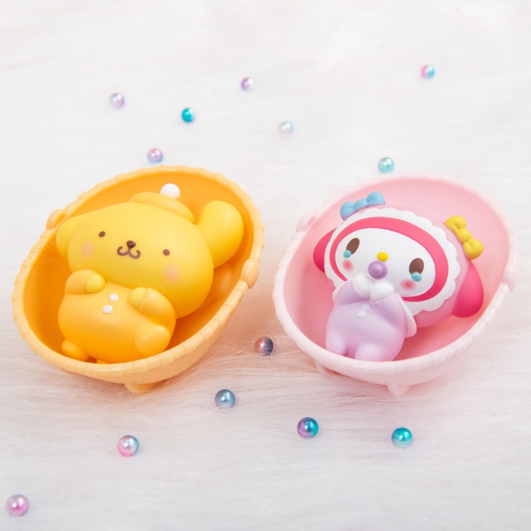 7-11「三麗鷗嬰兒搖籃公仔」布丁狗、美樂蒂