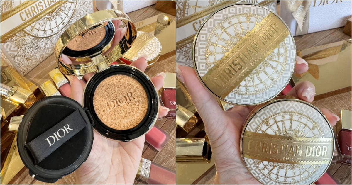 迪奧超完美氣墊外殼 金燦凡爾賽