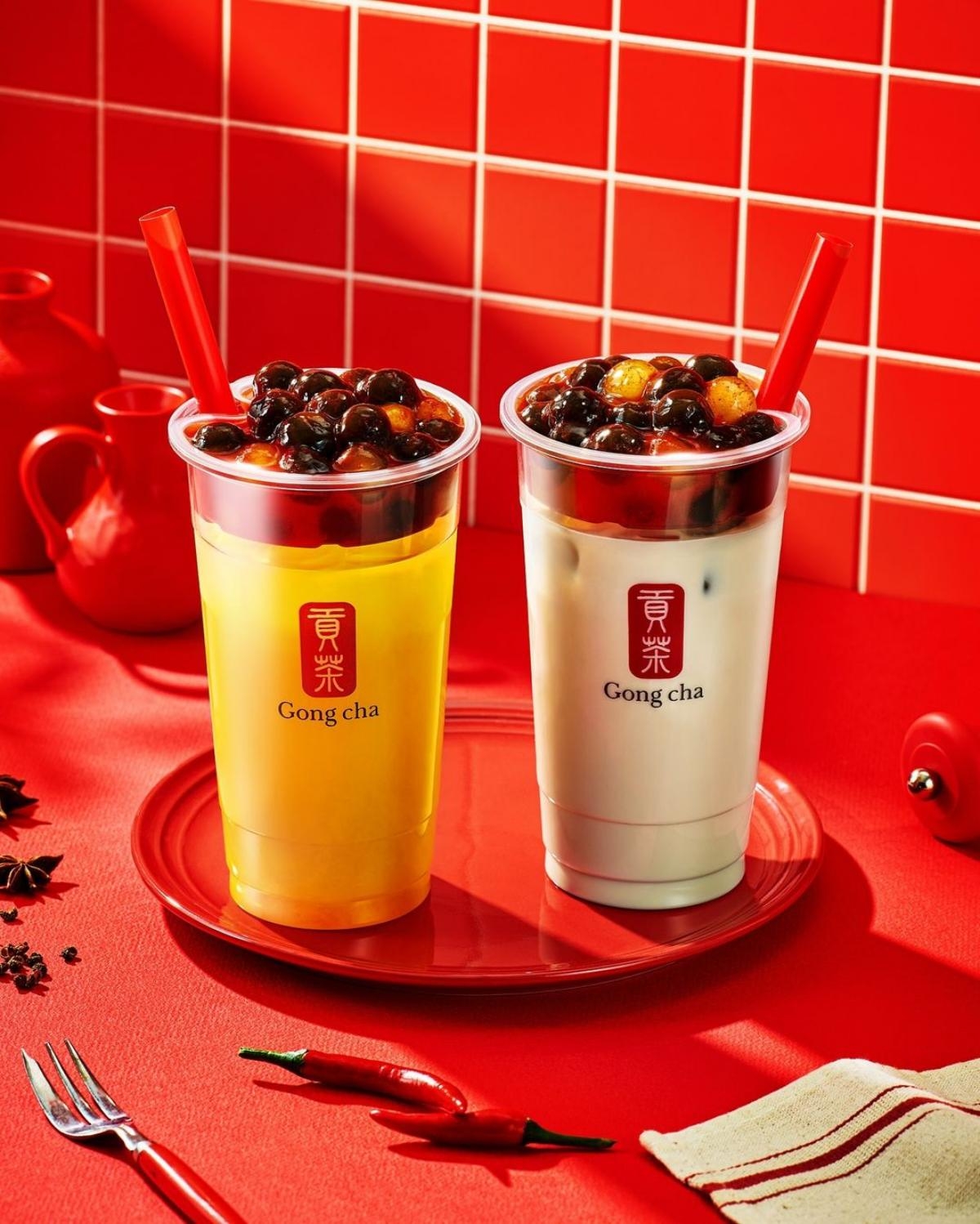 韓國貢茶推出「辣炒年糕珍珠奶茶」