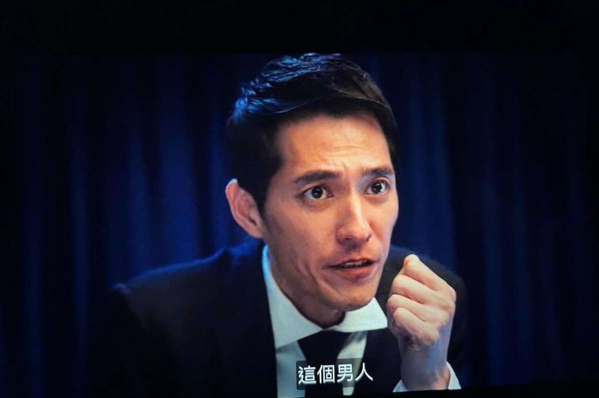 藍正龍在拍攝《影后》期間受到眼凸面凹。