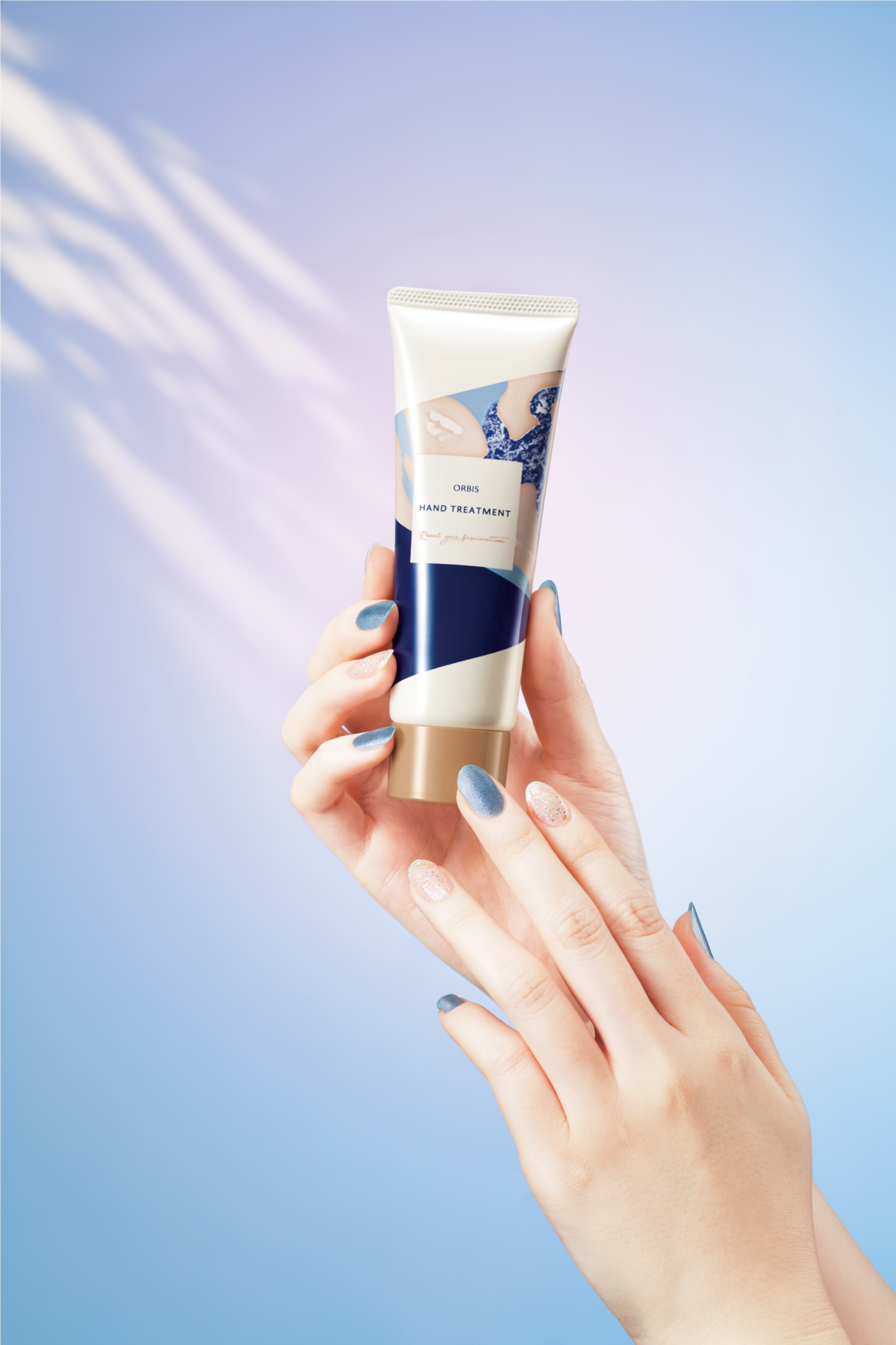 ORBIS 櫻花滋潤護手霜(藍金彩繪版)70g,NT$300