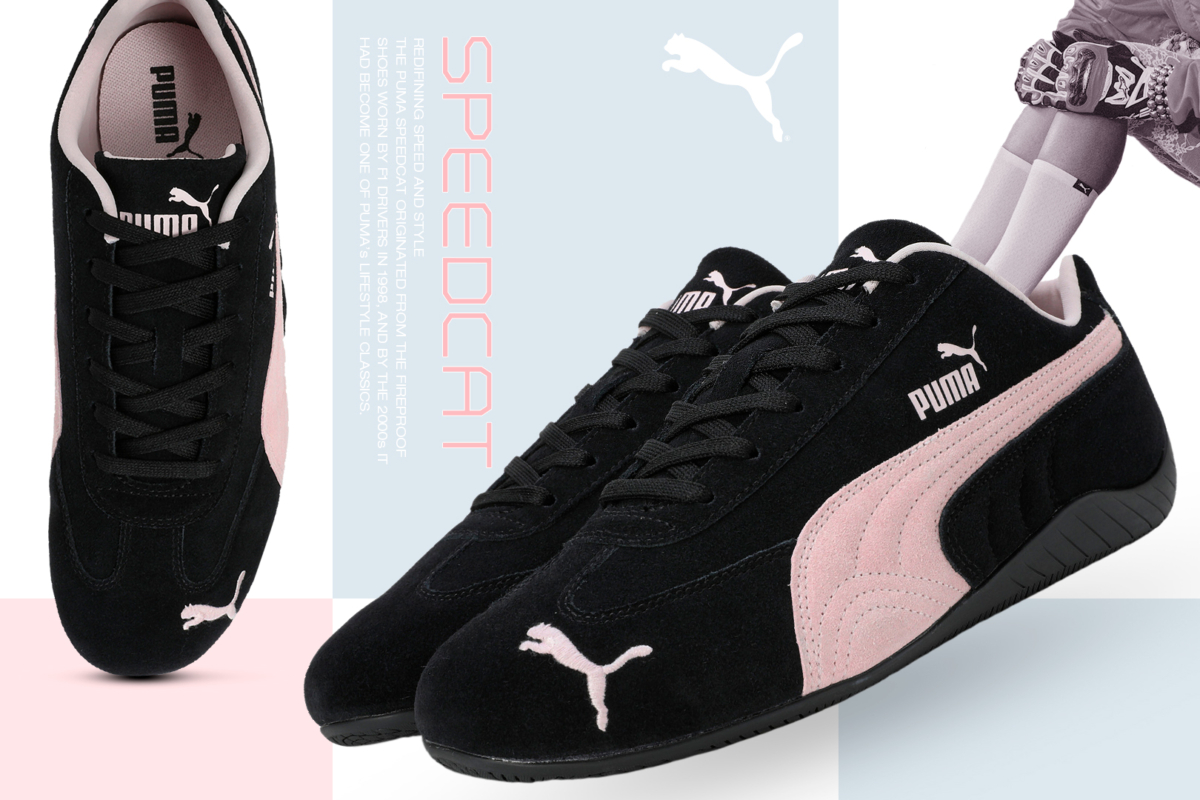 PUMA SPEEDCAT全新限定色芭蕾粉黑,NT$3,280