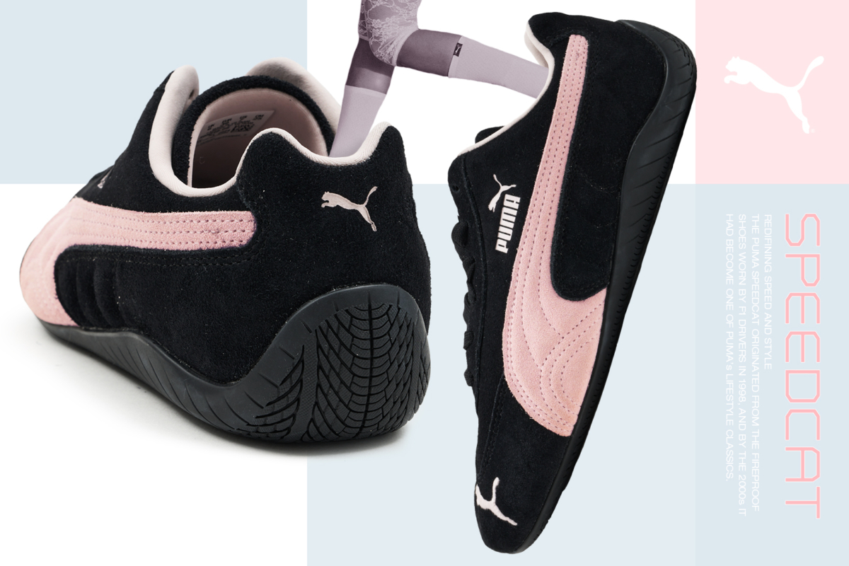 PUMA SPEEDCAT全新限定色芭蕾粉黑,NT$3,280
