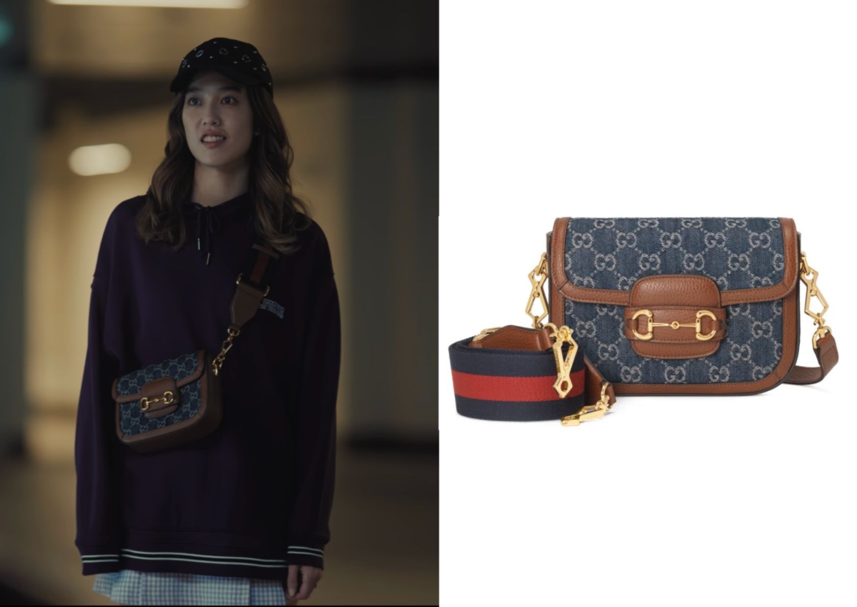 Gucci Horsebit 1955 GG 牛仔小型包