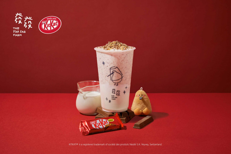 發發 奇K巧克力牛奶冰沙。