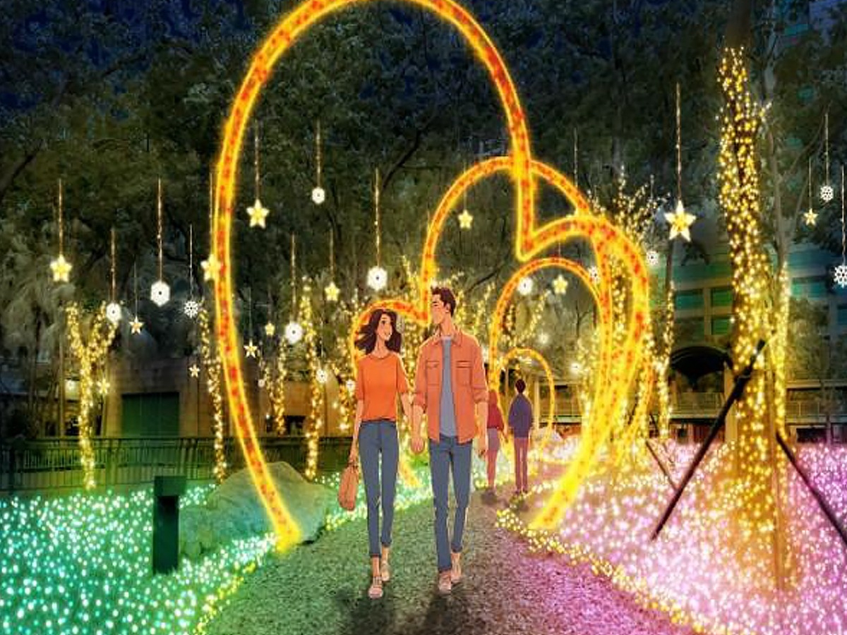 2024新北耶誕城「心手相連」