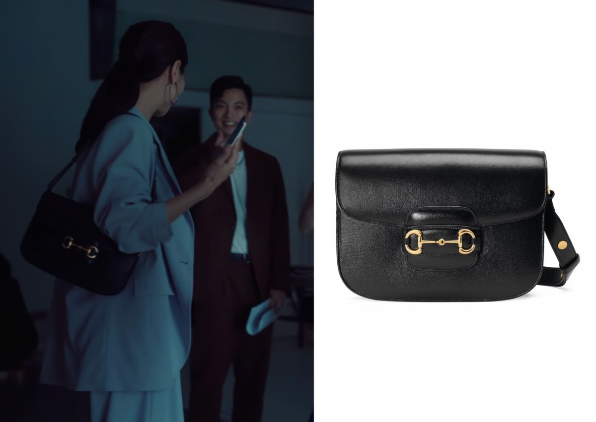 Gucci Horsebit 1955 經典黑色肩背包