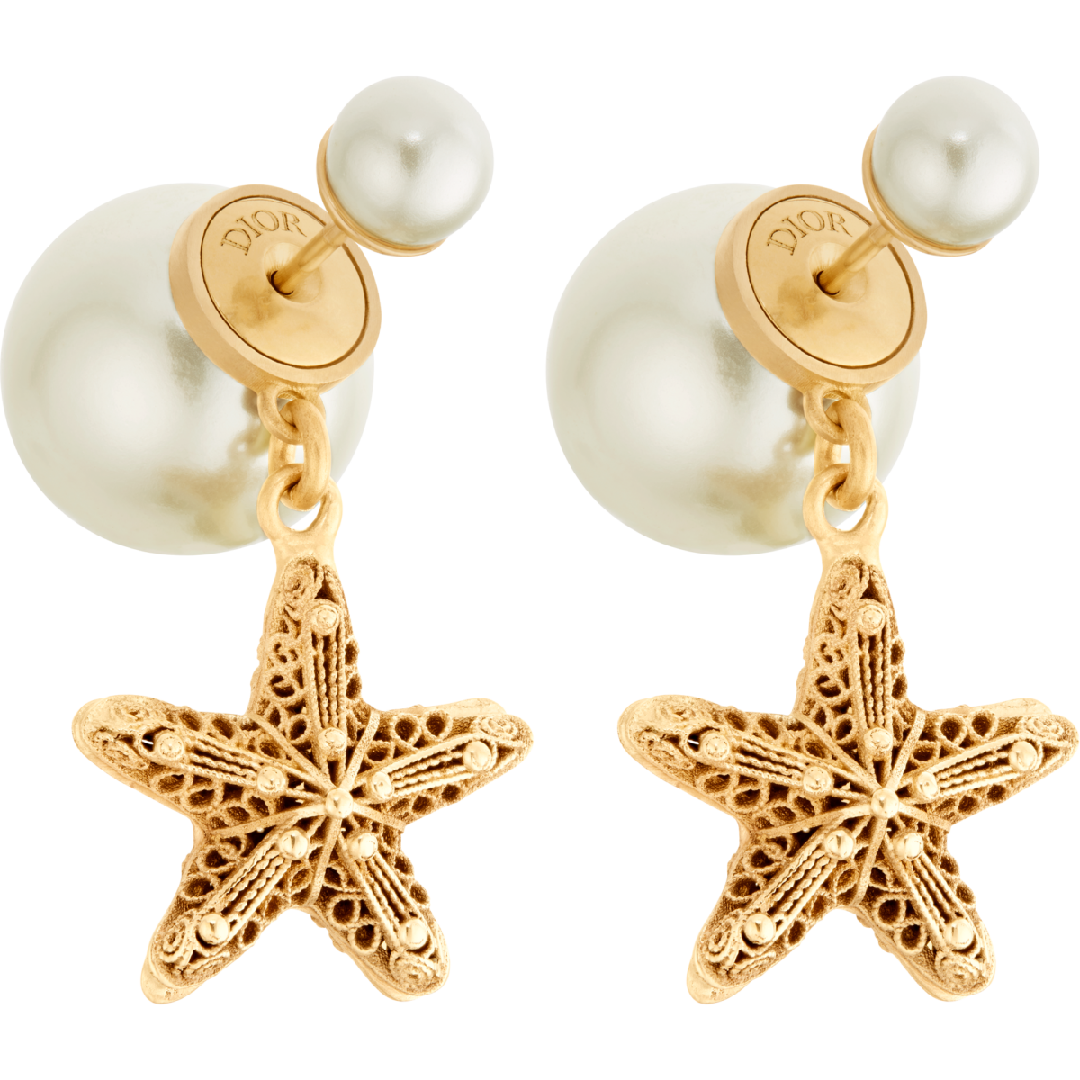 Dior Tribales 星形珠飾耳環，NT$ 19,500