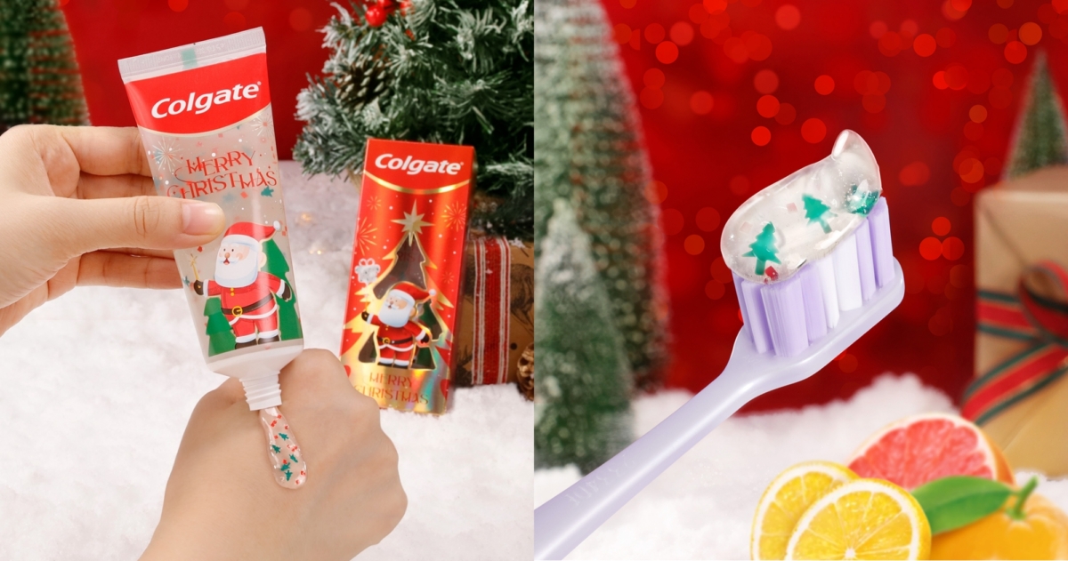 精巧閃片還能用於妝容點綴，瞬間讓你成為聖誕派對的焦點