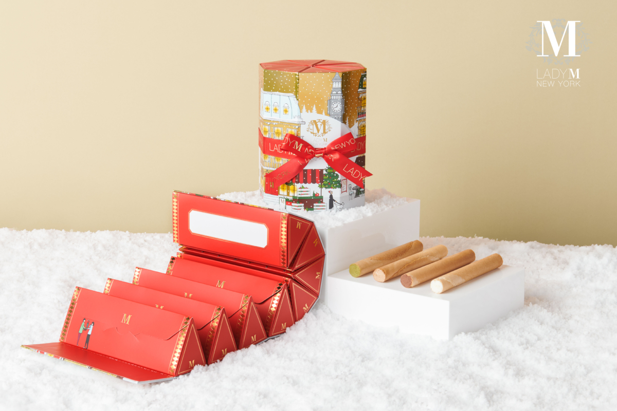 LADY M聖誕禮盒內含8入可麗捲餅