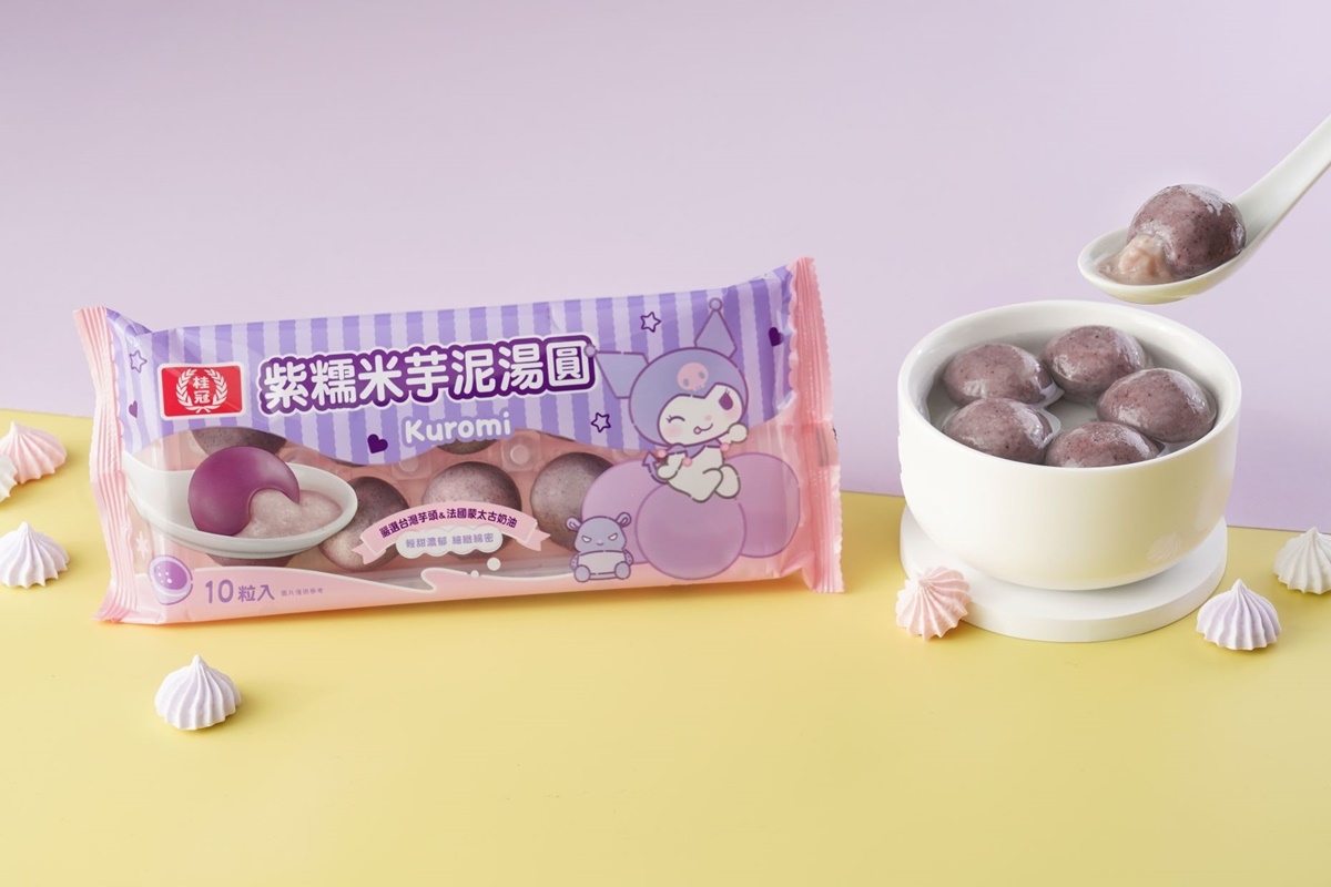 紫色小惡魔「庫洛米」與「紫糯米芋泥湯圓」簡直絕配！