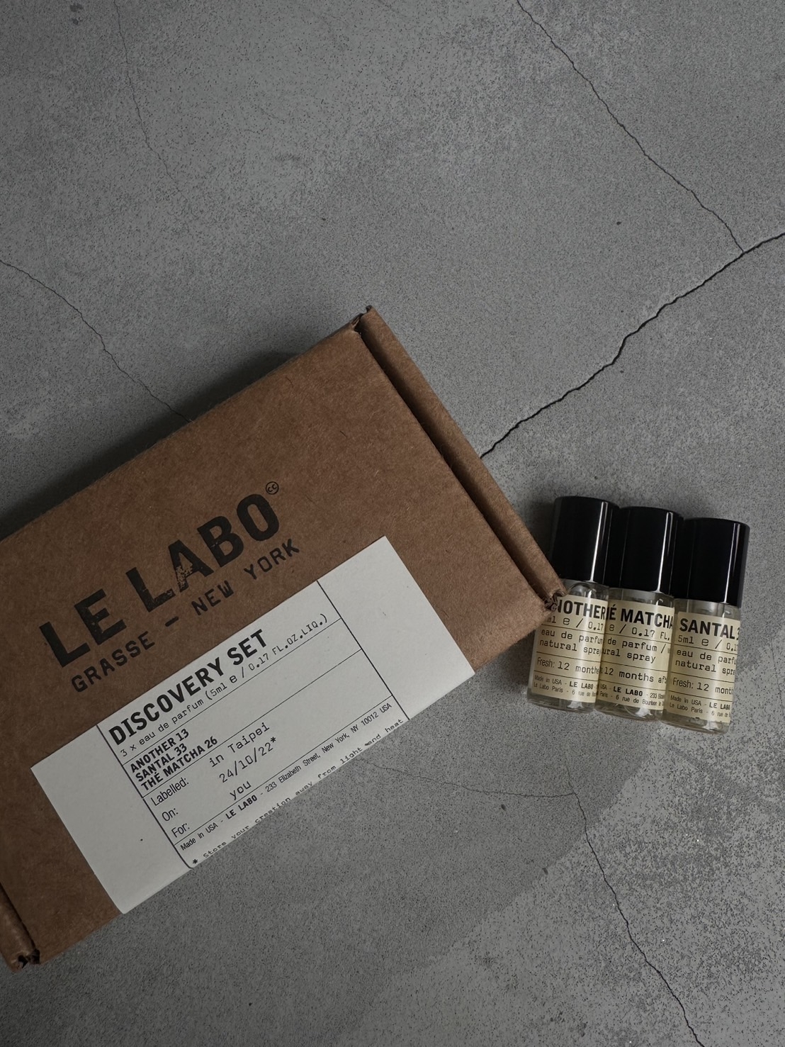 LE LABO 經典淡香精探索禮盒5ML*3，NT$2,300(百貨店限定)