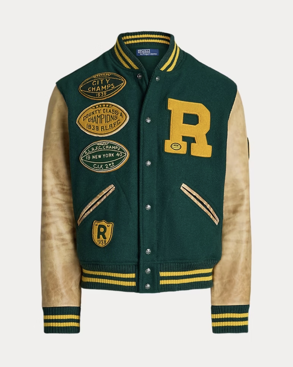 Polo Ralph Lauren 經典校隊風格字母外套,NT$ 39,880