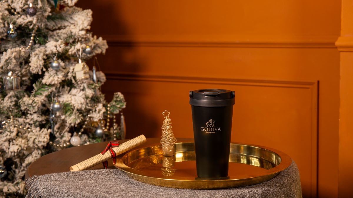 7-ELEVEN購買2杯「GODIVA 醇濃熱巧克力」加價399元可換購限量GODIVA 品牌保溫杯