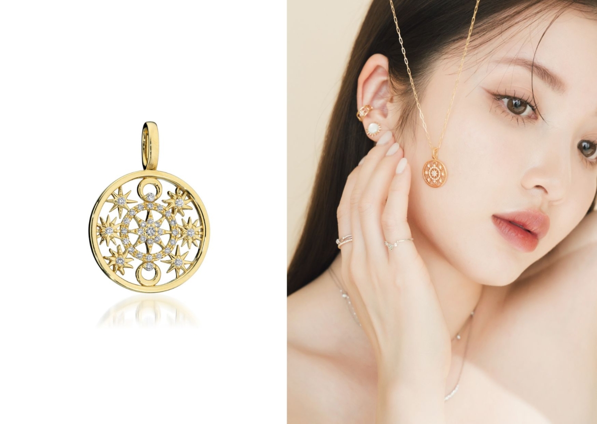 MOON&SUN 系列 K18鑽石吊墜,NT$54,600